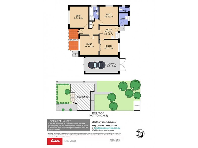 6 Highbury Street, Croydon NSW 2132 Floorplan