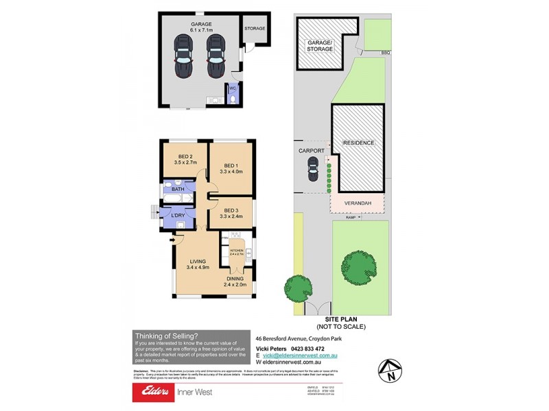 46 Beresford Avenue, Croydon Park NSW 2133 Floorplan