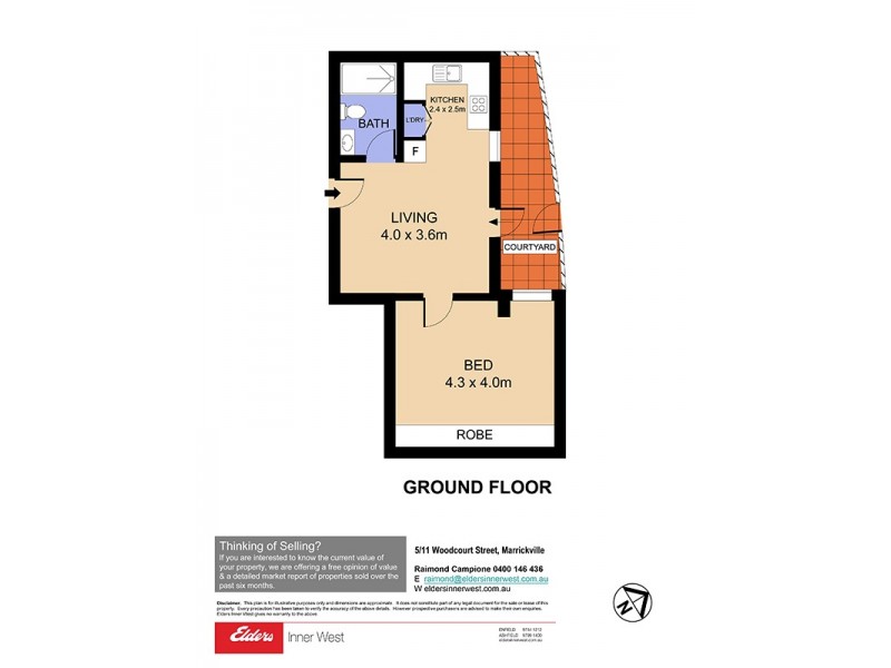5/11 Woodcourt Street, Marrickville NSW 2204 Floorplan