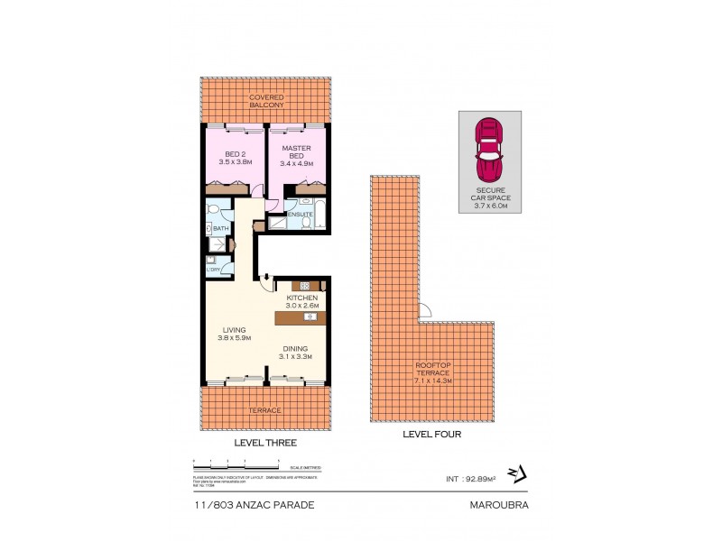 11/803 Anzac Parade, Maroubra NSW 2035 Floorplan