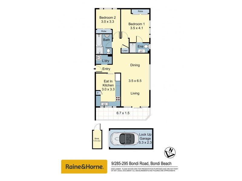 9/285-295 Bondi Road, Bondi Beach NSW 2026 Floorplan