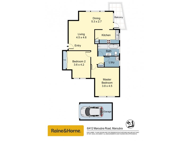 6/412 Maroubra Road, Maroubra NSW 2035 Floorplan