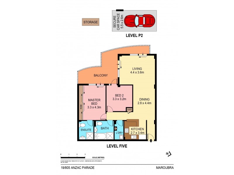 19/805 Anzac Parade, Maroubra NSW 2035 Floorplan