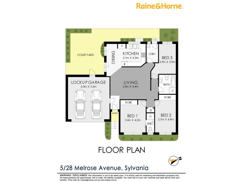 5/28-38 Melrose Avenue, Sylvania NSW 2224 Floorplan