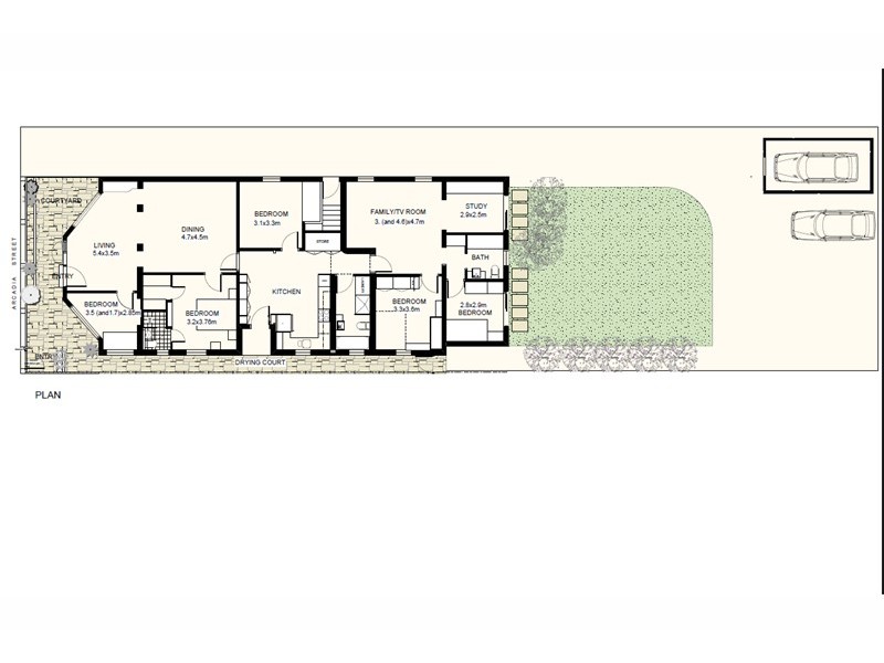 1/58 Arcadia Street, Coogee NSW 2034 Floorplan