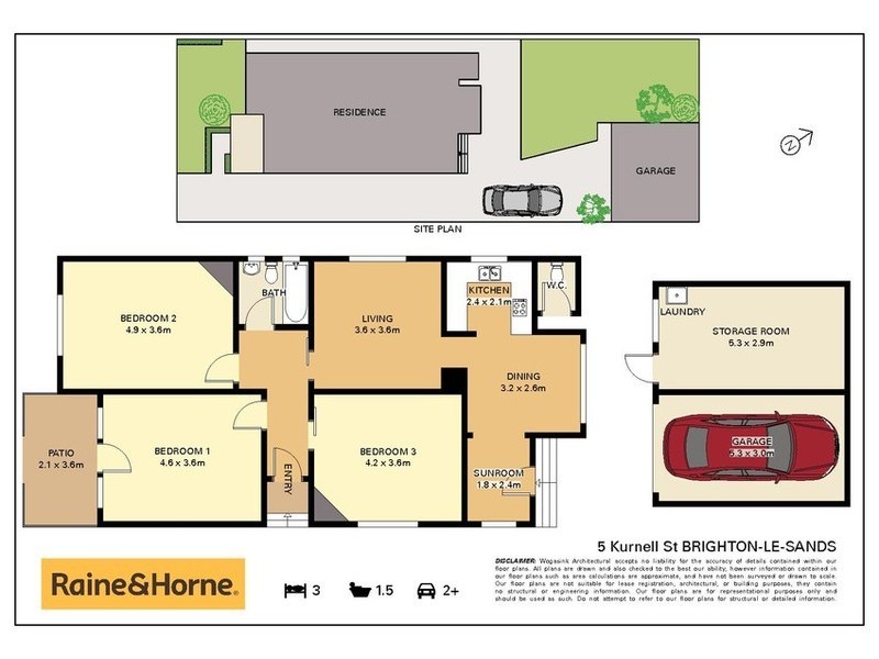 5 Kurnell Street, Brighton-le-sands NSW 2216 Floorplan