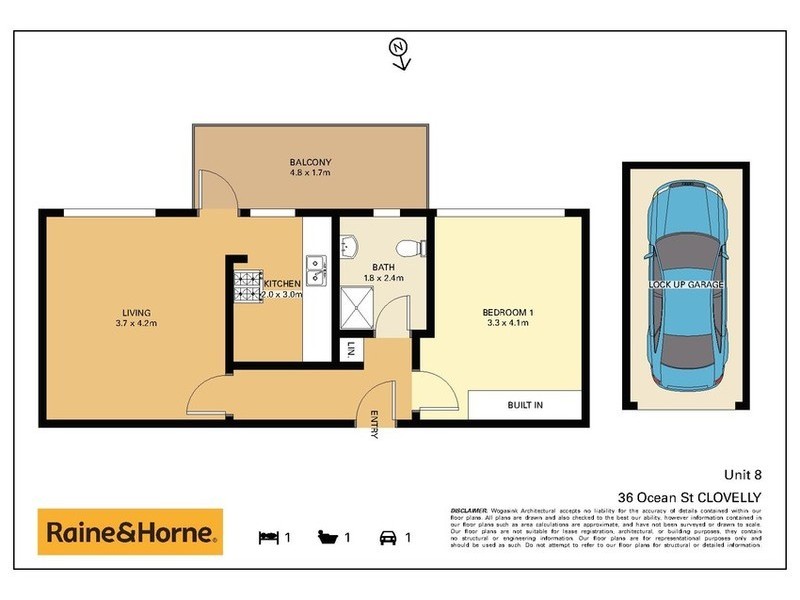 8/36 Ocean Street, Clovelly NSW 2031 Floorplan