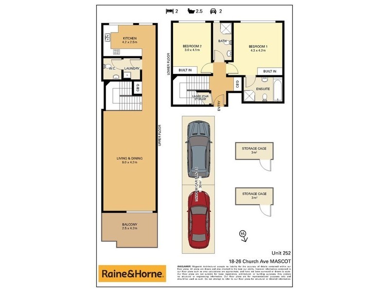 252/18-26 Church Avenue, Mascot NSW 2020 Floorplan
