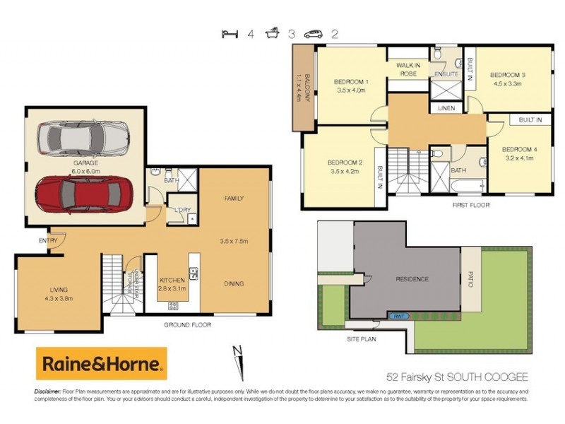 52 Fairsky Street, South Coogee NSW 2034 Floorplan
