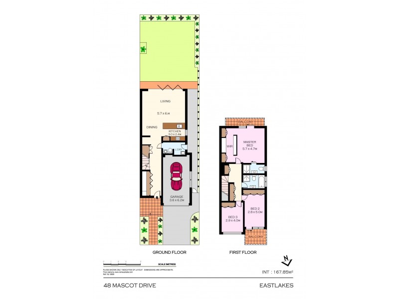 48 Mascot Drive, Eastlakes NSW 2018 Floorplan