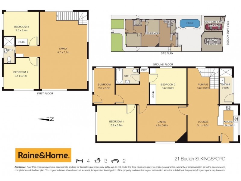 21 Beulah Street, Kingsford NSW 2032 Floorplan