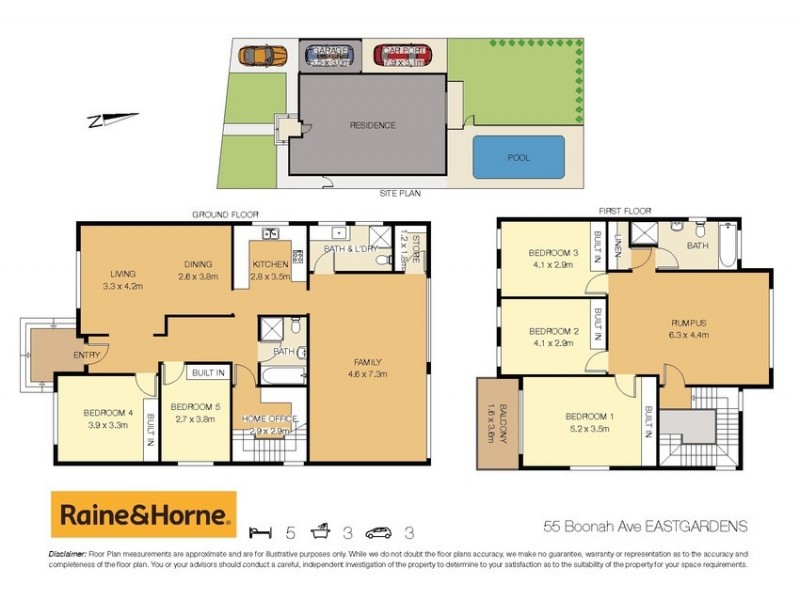 55 Boonah Avenue, Eastgardens NSW 2036 Floorplan