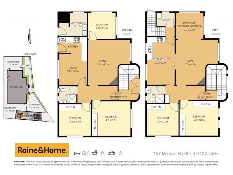 197 Malabar Road, South Coogee NSW 2034 Floorplan