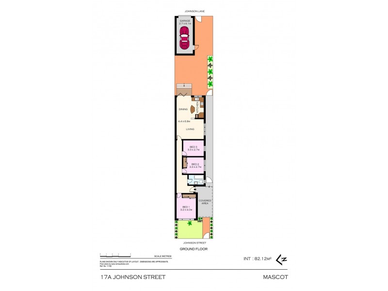 17A Johnson Street, Mascot NSW 2020 Floorplan