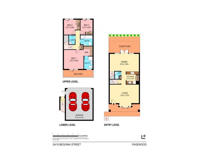 24/15 Begonia Street, Pagewood NSW 2035 Floorplan