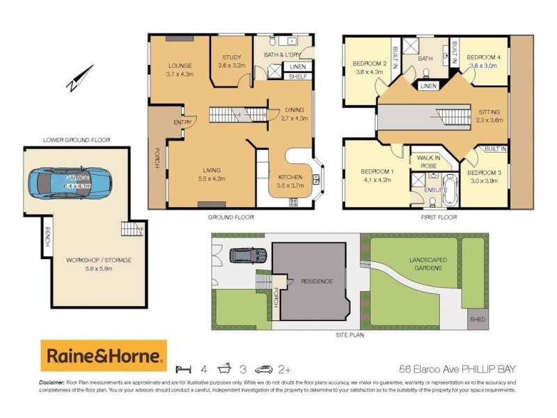 56 Elaroo Avenue, Phillip Bay NSW 2036 Floorplan