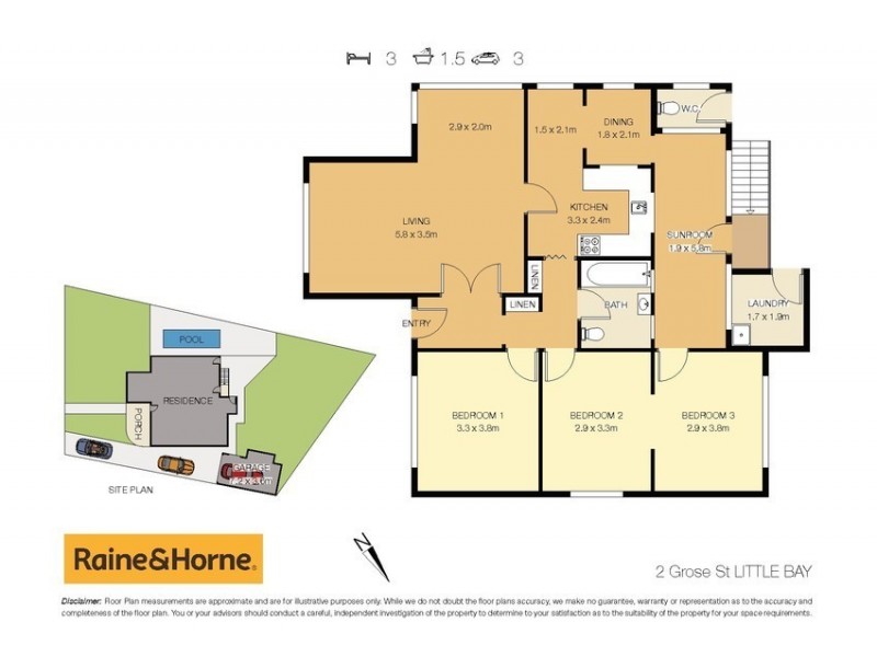 2 Grose Street, Little Bay NSW 2036 Floorplan