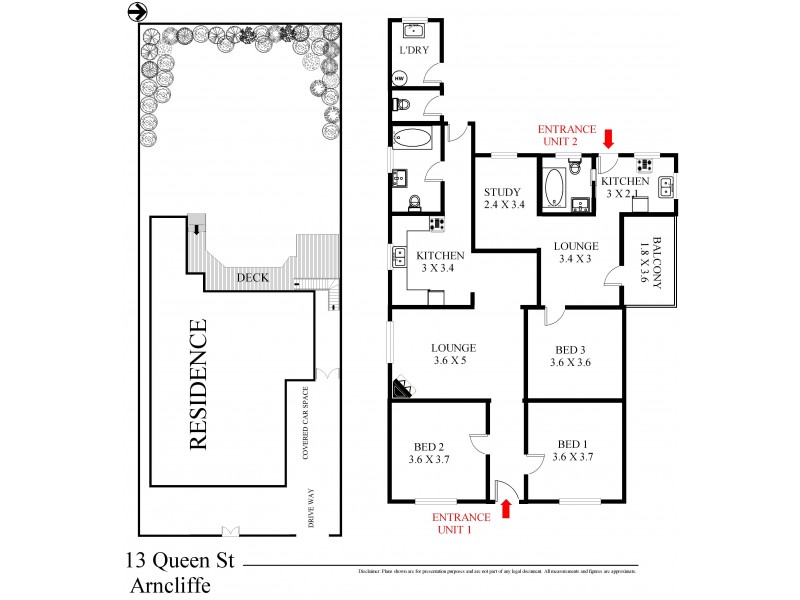 13 Queen Street, Arncliffe NSW 2205 Floorplan