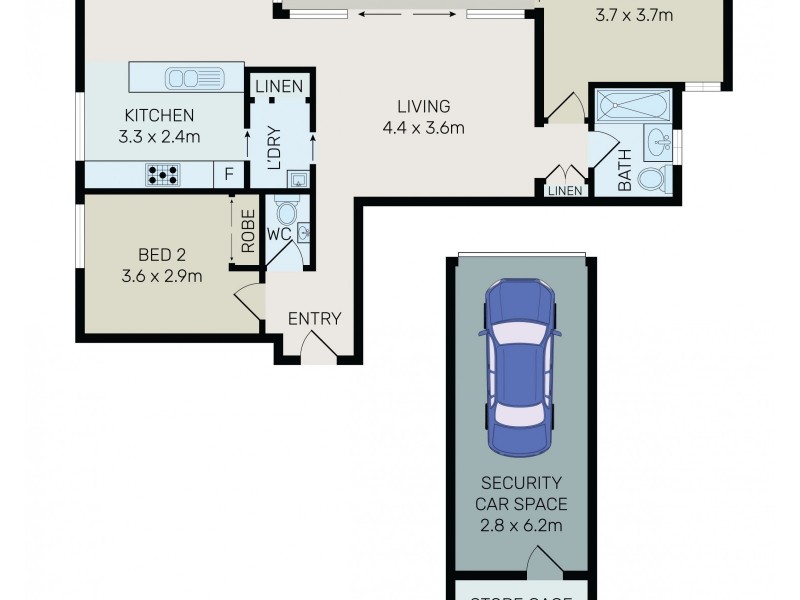 13/124-132 Dutton Street, Yagoona NSW 2199 Floorplan