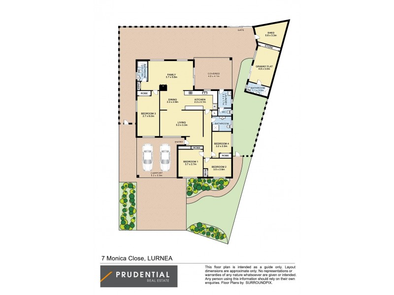 7 Monica Close, Lurnea NSW 2170 Floorplan