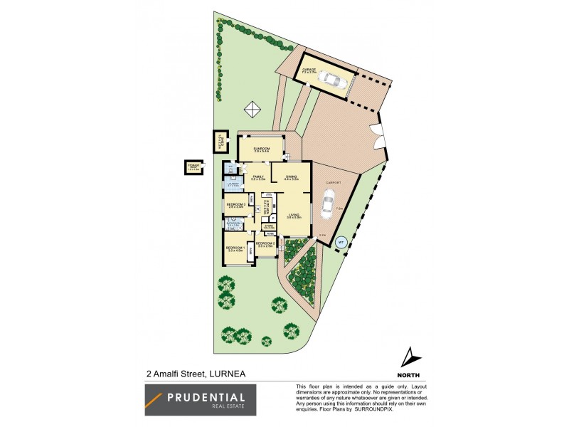 2 Amalfi Street, Lurnea NSW 2170 Floorplan