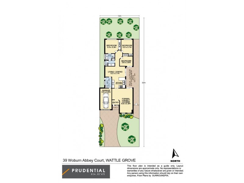 39 Woburn Abbey Court, Wattle Grove NSW 2173 Floorplan
