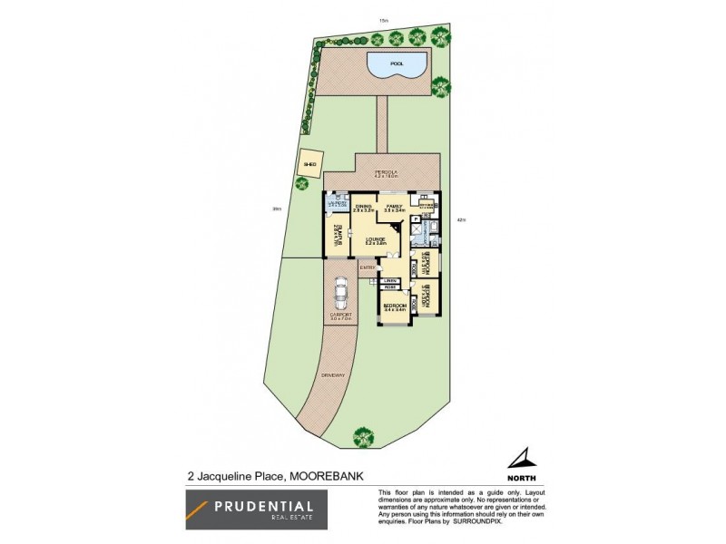 2 Jacqueline Place, Moorebank NSW 2170 Floorplan