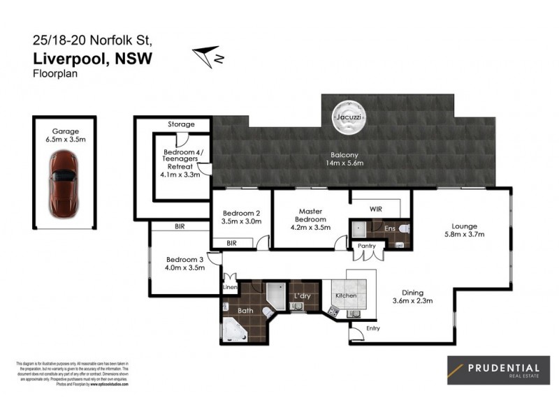 25/18-20 Norfolk Street, Liverpool NSW 2170 Floorplan