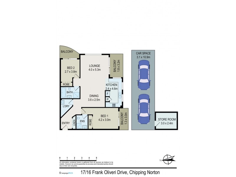 17/16 Frank Oliveri Drive, Chipping Norton NSW 2170