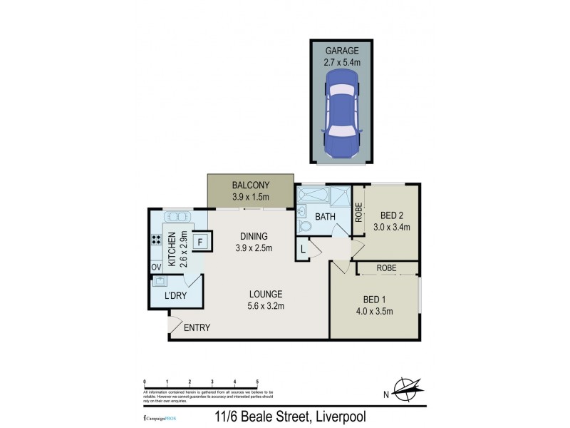 11/6 Beale Street, Liverpool NSW 2170