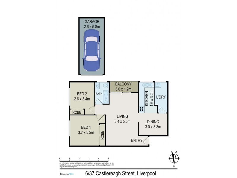 6/37 Castlereagh Street, Liverpool NSW 2170