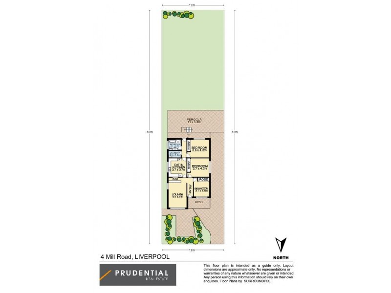 4 Mill Rd, Liverpool NSW 2170 Floorplan