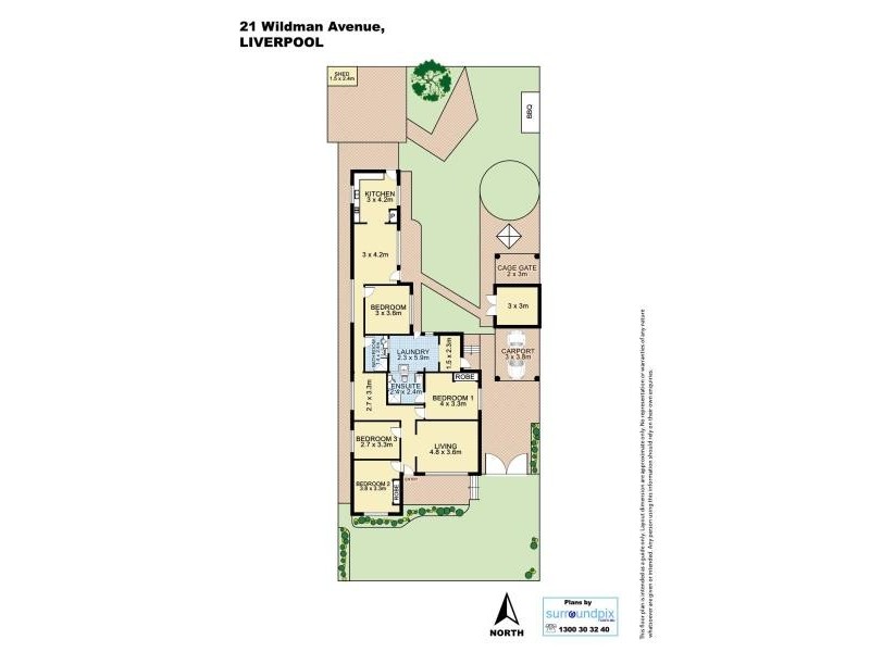 21 Wildman Ave, Liverpool NSW 2170 Floorplan