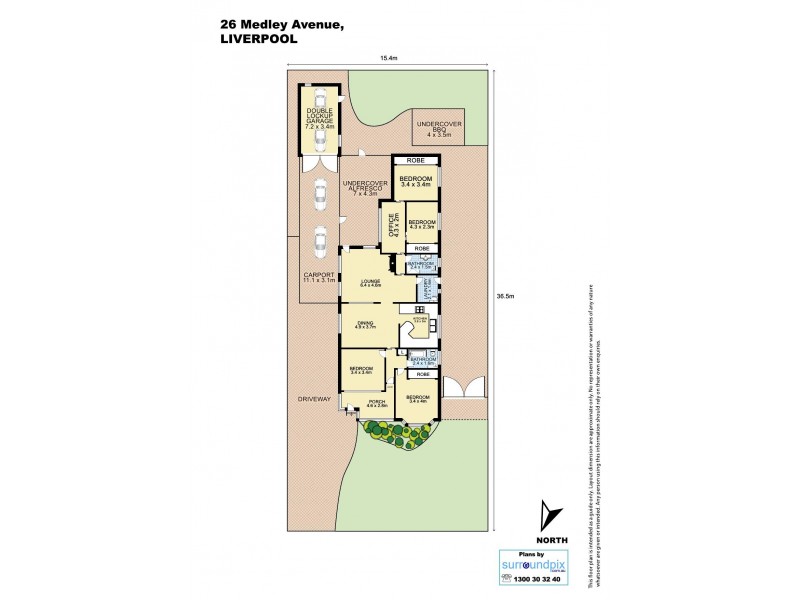 26 Medley Avenue, Liverpool NSW 2170 Floorplan