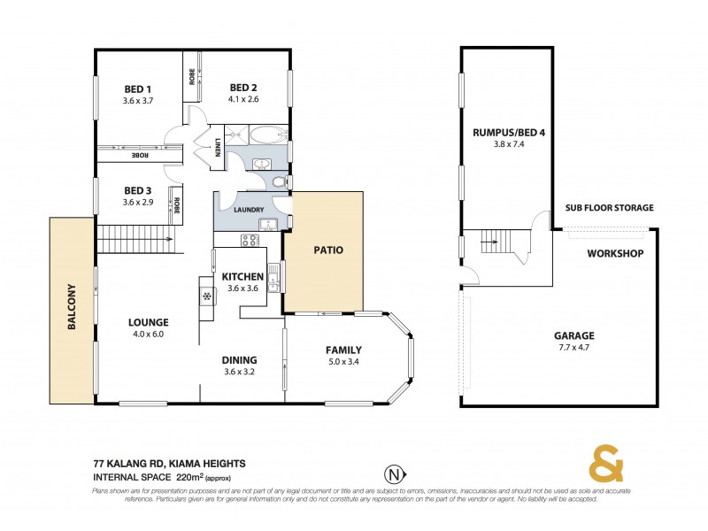77 Kalang Road, Kiama Heights NSW 2533 Floorplan
