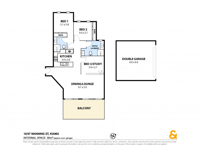 16/87 Manning Street, Kiama NSW 2533 Floorplan