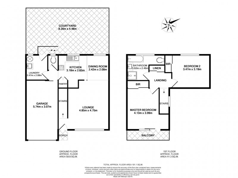 3/34 Surfside Drive, Port Kembla NSW 2505 Floorplan
