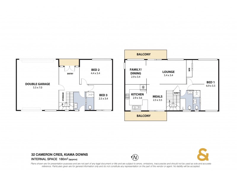 32 Cameron Cres, Kiama Downs NSW 2533 Floorplan
