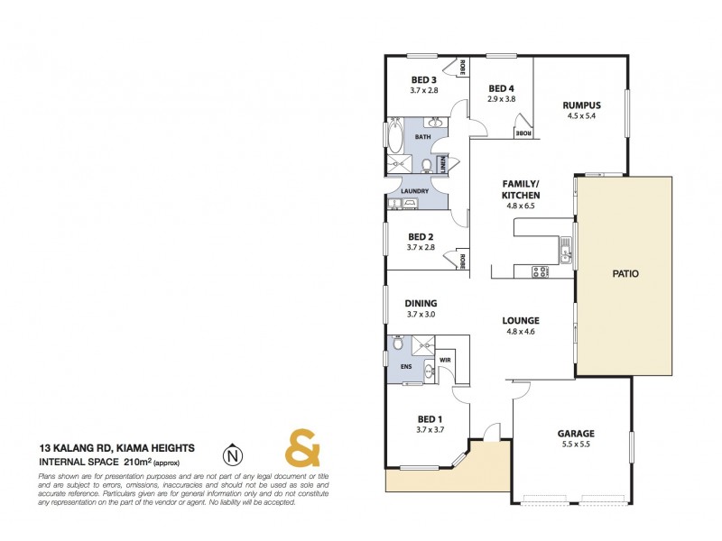 13 Kalang Road, Kiama Heights NSW 2533 Floorplan