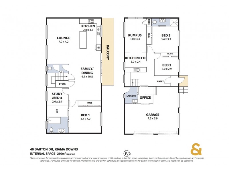 46 Barton Drive, Kiama Downs NSW 2533 Floorplan