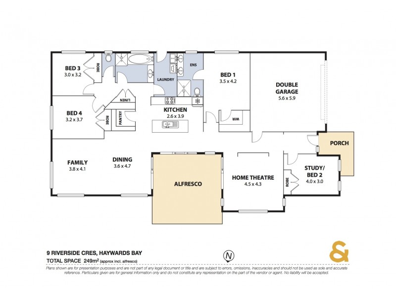9 Riverside cres, Haywards Bay NSW 2530 Floorplan