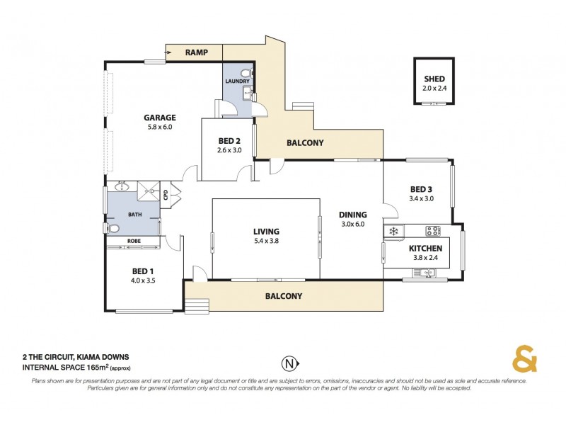 2 The Circuit, Kiama Downs NSW 2533 Floorplan