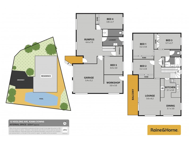 12 Hoolong Avenue, Kiama Downs NSW 2533 Floorplan