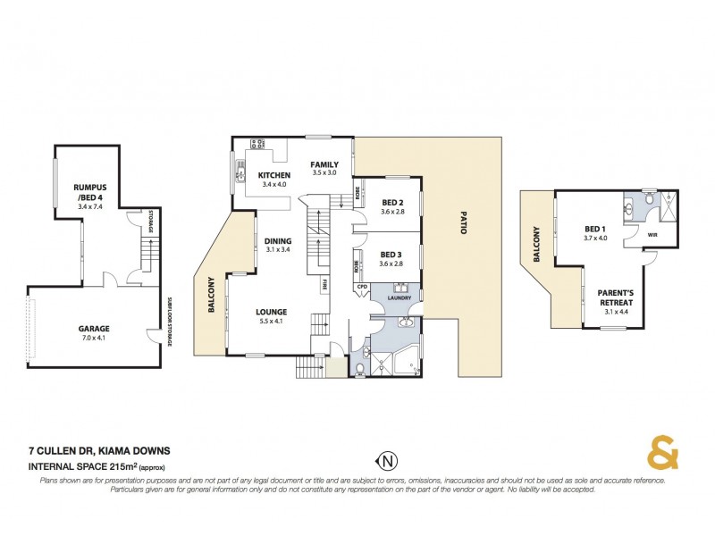 7 Cullen Drive, Kiama Downs NSW 2533 Floorplan