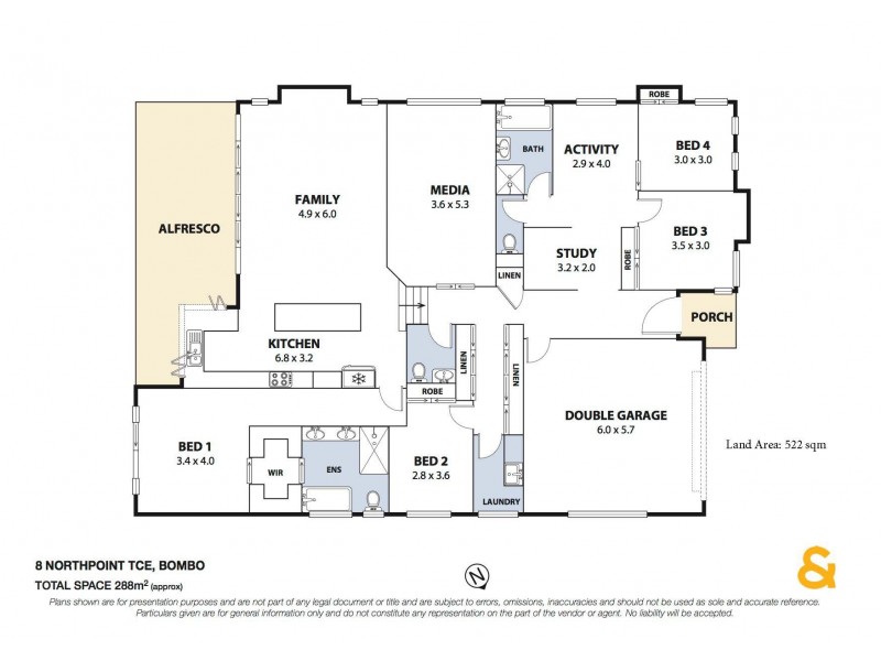 8 Northpoint Place, Kiama Downs NSW 2533 Floorplan