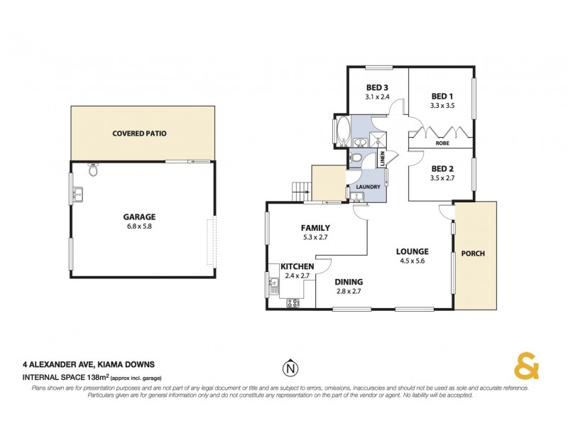 4 Alexander Avenue, Kiama Downs NSW 2533 Floorplan