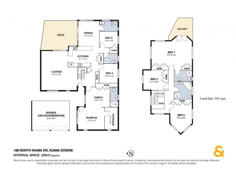 188 North Kiama Drive, Kiama Downs NSW 2533 Floorplan