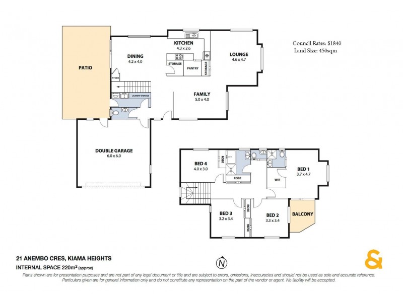 21 Anembo Crescent, Kiama Heights NSW 2533 Floorplan
