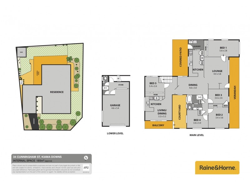 34 Cunningham Street, Kiama Downs NSW 2533 Floorplan