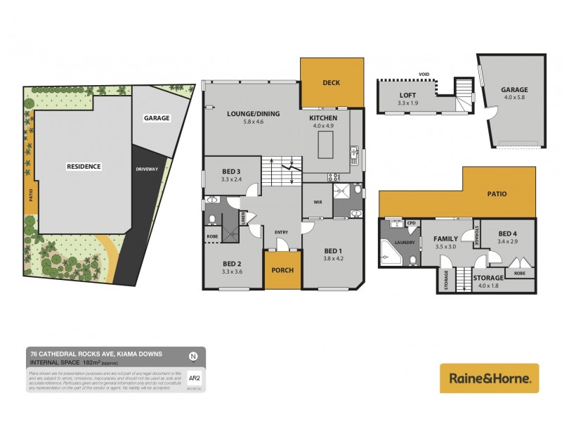 76 Cathedral Rocks Avenue, Kiama Downs NSW 2533 Floorplan